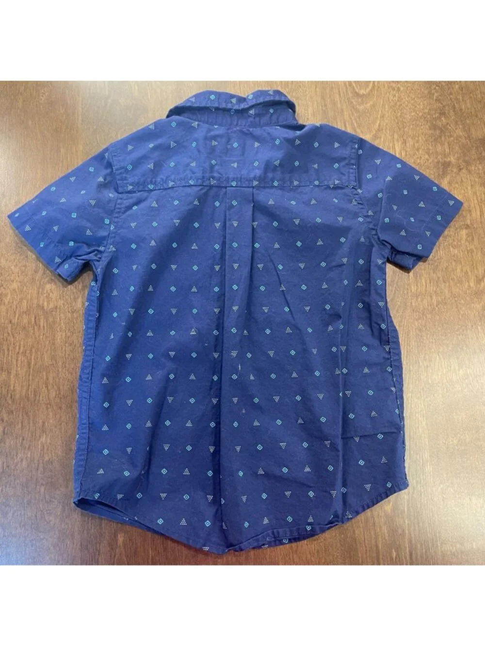 The Children's Place Button Up Shirt Lot Boys Size 4T 100% Cotton Short Sleeve
